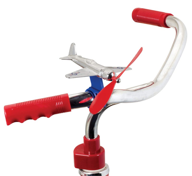 Tobar Schylling Bike Airplane - Bicycle Accessory for Handlebars with Oversized Spinning Propeller - Includes Airplane and Mounting Equipment - Ages 6 and Up - One Airplane - Image 1