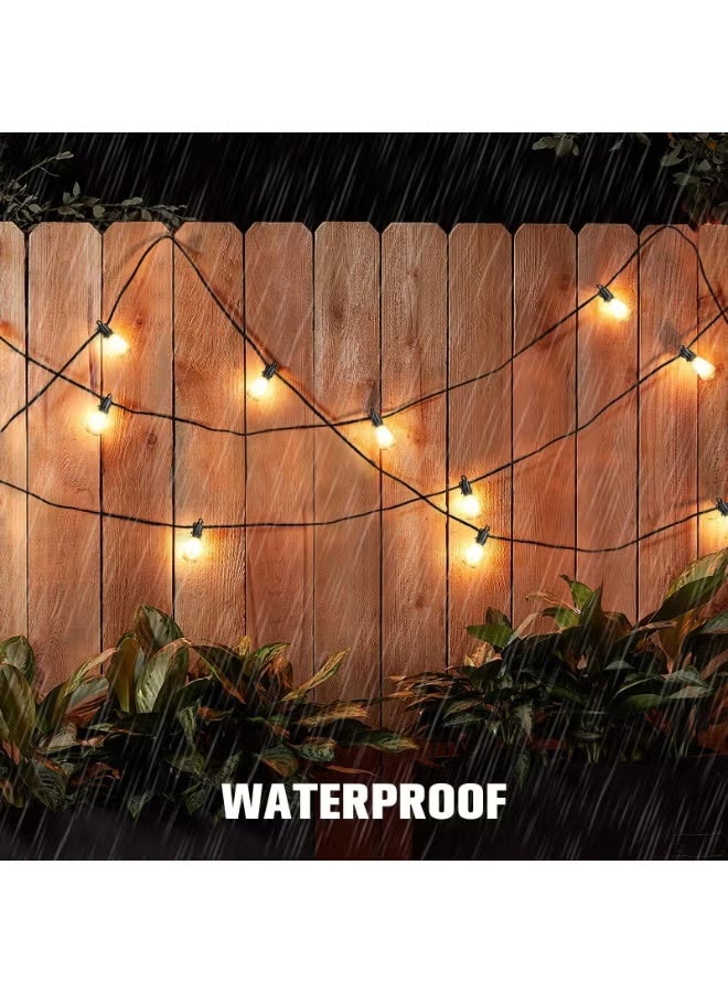 Lights Outdoor String light patio deals 7.5M with 2 Shatterproof,String Lights Outdoor Waterproof with Vintage Edison Bulbs,Waterproof Hanging Lights for Outside Backyard - Image 3