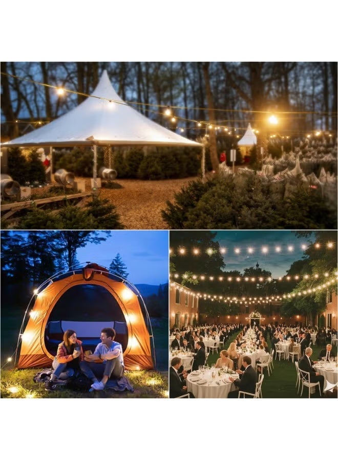 Lights Outdoor String light patio deals 7.5M with 2 Shatterproof,String Lights Outdoor Waterproof with Vintage Edison Bulbs,Waterproof Hanging Lights for Outside Backyard - Image 5