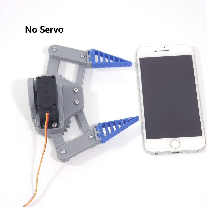 Grey Bionic Flexible Robot Gripper Kit No Servo For DIY STEM Robotics Projects - Image 3