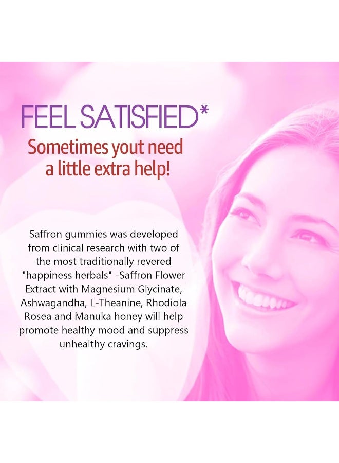 NEVISS Sugar Free Saffron Gummies - Saffron Supplement Gummies 100% Pure Saffron Extract Whole Herb Gummies with Honey for Mood & Power, Vitamin B6, B12, D3, C - Organic, Vegan, Mixed Berry Flavor - 120Cts - Image 3