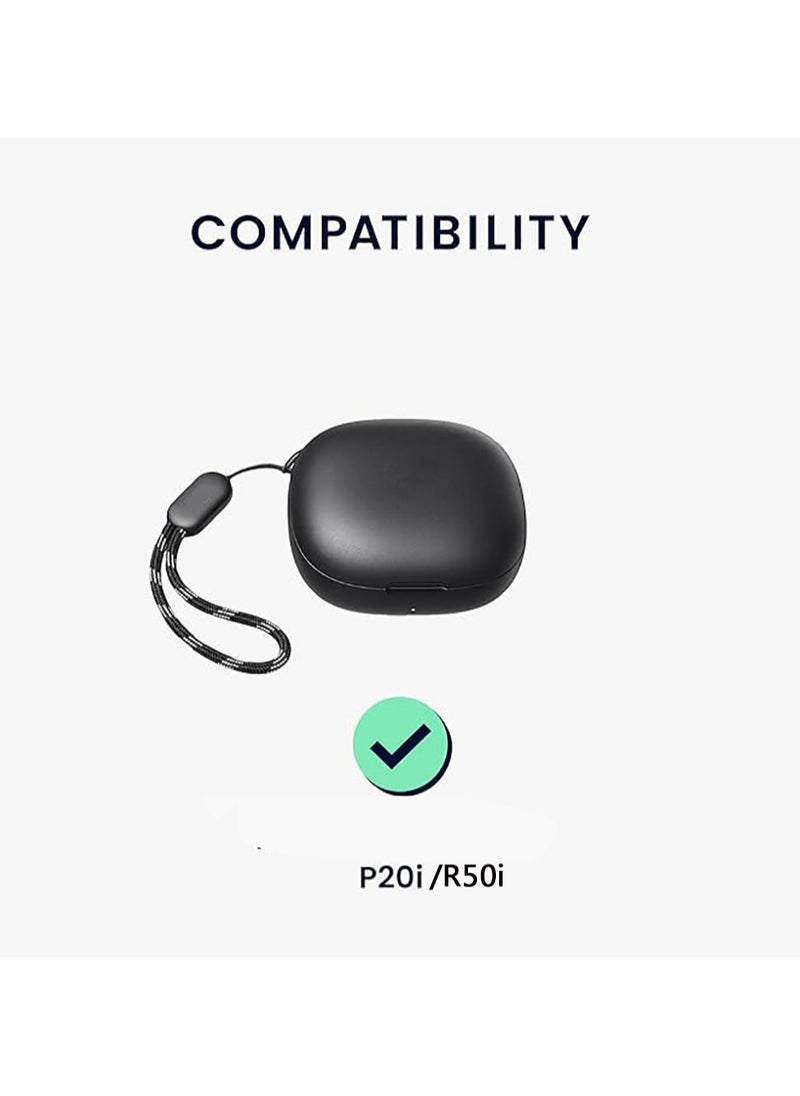 Generic حافظة لجهاز Soundcore من Anker R50i/P20i، غطاء حماية متوافق مع سماعات الأذن اللاسلكية Anker Soundcore R50i/P20i (أزرق)  - Image 2