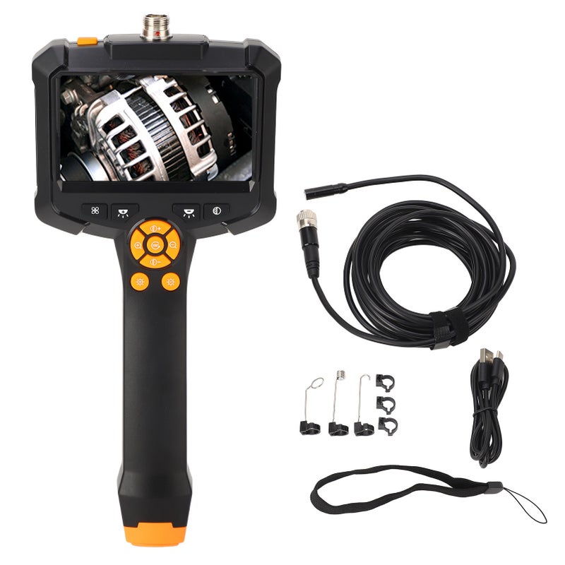 4.3in Endoscope Camera LCD Display Water Resistant 1080P HD Inspection Camera with 8 LED Lights for Tube Car Repair - Image 1