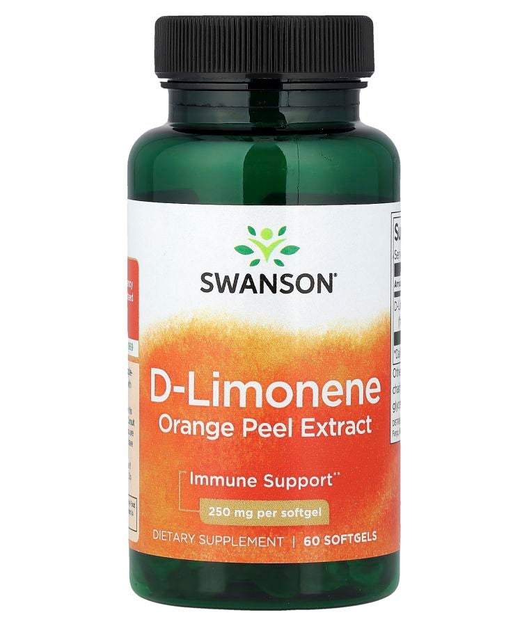 SWANSON D-Limonene Orange Peel Extract 250 mg 60 Softgels