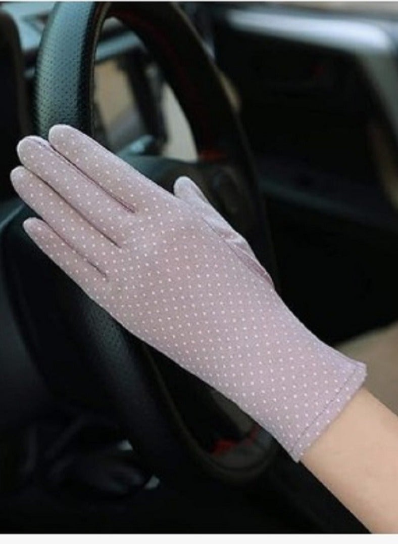 3 ازواج قفازات صيفية للحماية من الاشعة فوق البنفسجية ومضادة للانزلاق للقيادة، قفازات واقية من الشمس سريعة الجفاف للانشطة بالاماكن المفتوحة وركوب الدراجات والمشي لمسافات طويلة - Image 5