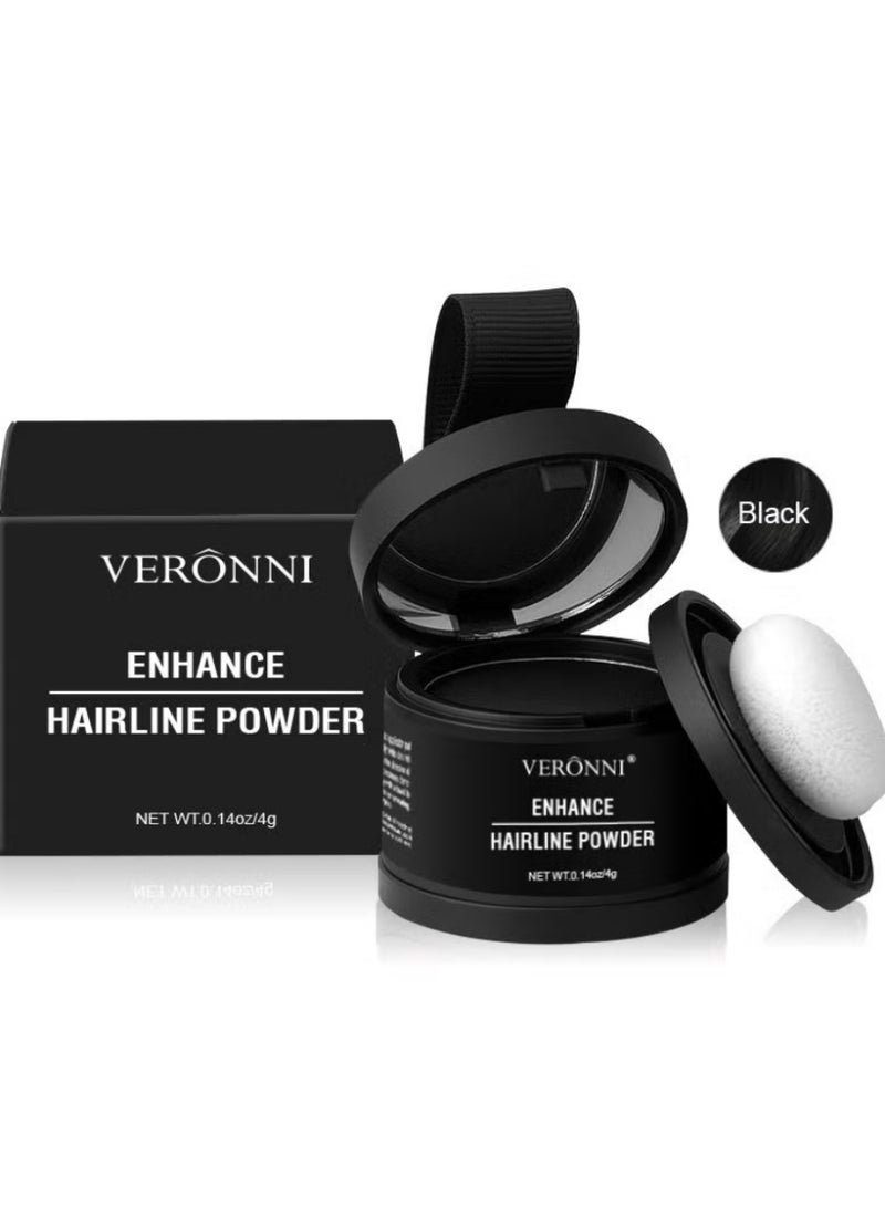 VERONNI Bid Farewell to Thinning Hairlines, Instantly Define Your Features – Multipurpose Contour Powder. One Compact Does It All: Hairstyle + Makeup. Sweat-Resistant & Long-Lasting, Easy to Remove. - Image 1