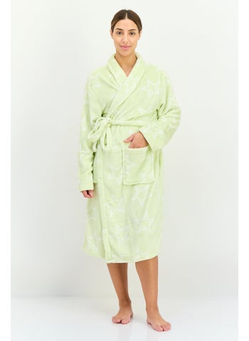 Women Star Printed Belted Robes, Lime - pzsku/Z9CEC24FA9E644937D19DZ/45/1747056785/87afc7c1-ef5e-41bd-8f52-59b4e3e4eacc