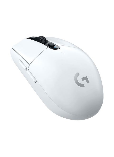 Logitech G304 LIGHTSPEED 12000 DPI 6 Programmable Buttons HERO Sensor Wireless Gaming Mouse (White)