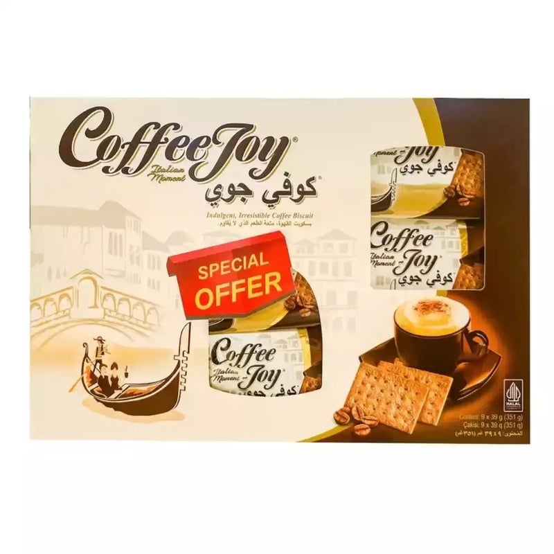 Coffee Joy Italian Moment Coffee Biscuit Indulgent Irresistible- 8X39gms