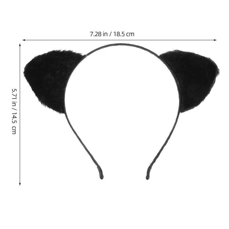 Cute Hairband For Washing Face Skincare Headband Cat Ears Hairband Facial Headband For Women Spa Headband For Washing Face - Image 3