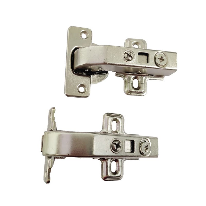 BTL BTL Pie Corner 90 Degree Angled ClipOn Hinge 1 lakh Cycles Tested 60 Hours Salt Spray Tested Material Cold Roll Steel PlatingFinish Nickel BAHDC90  - Image 1