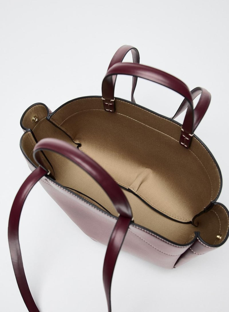 Zara Tote Shopping Bag with Removable Bundle - Image 4