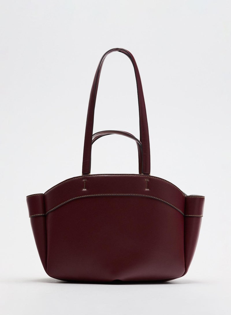 Zara Tote Shopping Bag with Removable Bundle - Image 1