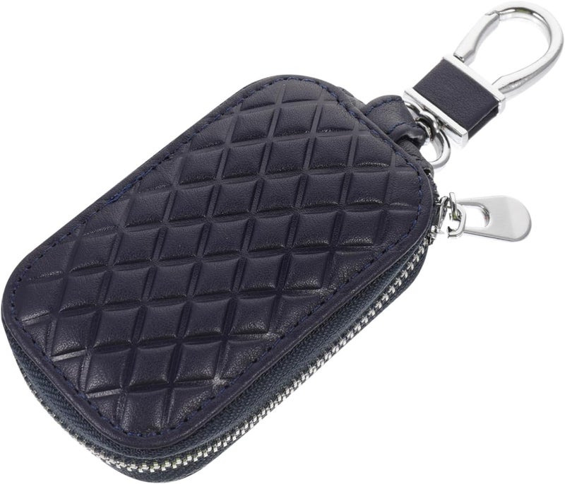 OUNONA Key Pouch for Car Keys Fit Leather Cover Zipper Bag Protective Case for Forte - Image 1