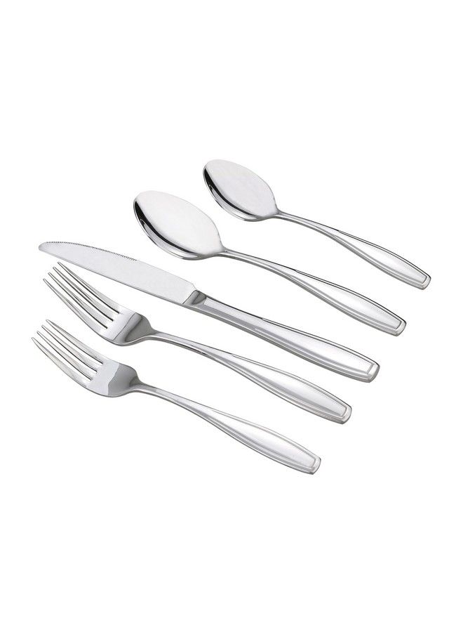 Pekky 40Piece Stainless Steel Silverware Set Flatware Service For 8 - Image 1