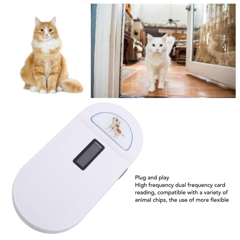 Handheld Pet Microchip Scanner Black 128 Data Storage USB ID Chip Reader For Animal Resource Management - Image 3