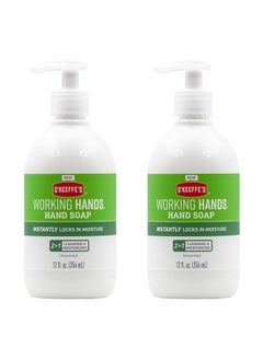 Working Hands Moisturizing Hand Soap, 12 oz Pump, Unscented, (Pack of 2)