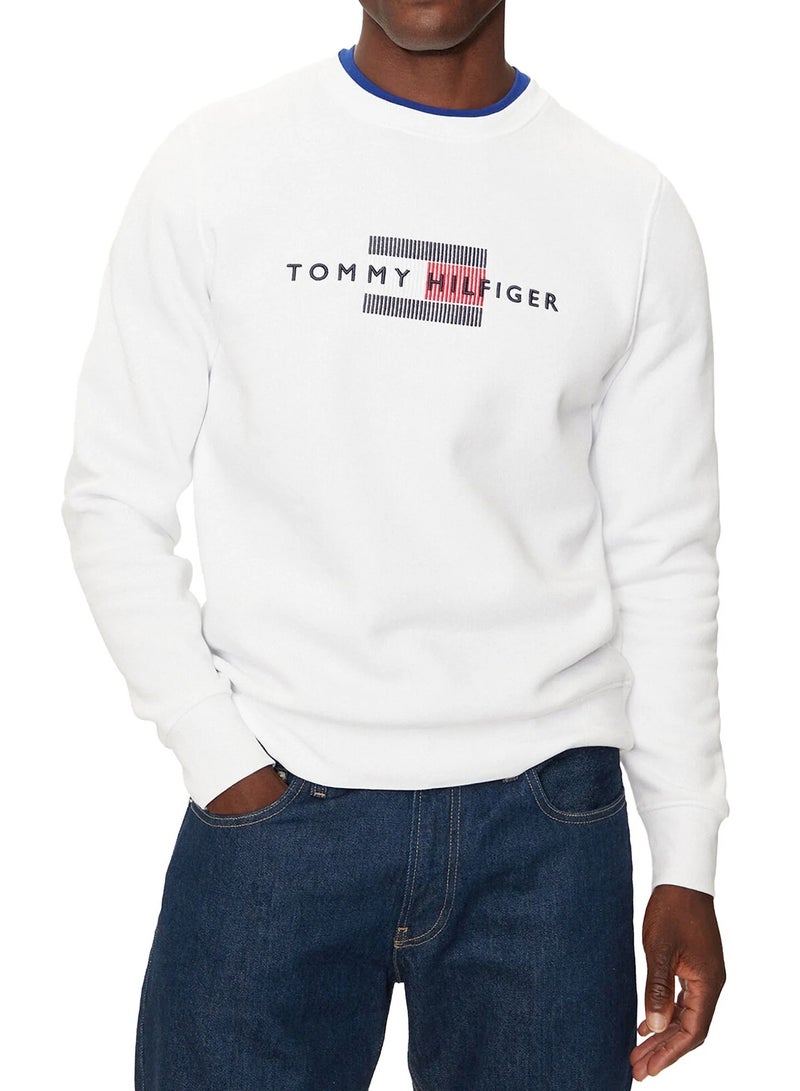Tommy Hilfiger Sport Logo Embroidery Crew Neck Sweatshirt  - Image 1