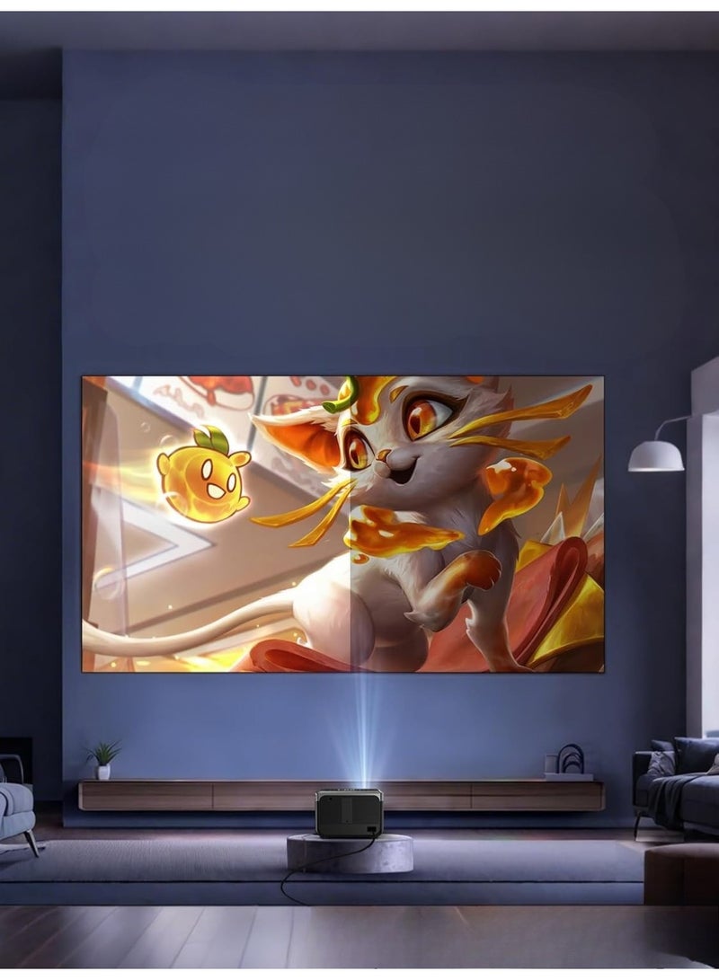 بروجكتور ذكي LED بدقة 4K – صوت دولبي، واي فاي 6، بلوتوث 5.4، NFC، سطوع 950 انسي، FHD 1080P – سينما منزلية ومحمولة للهواء الطلق - Image 3