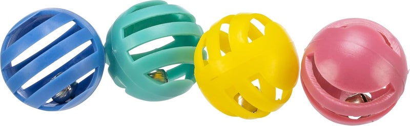 Trixie Rattling Toy Balls for Cats - 4CM - Image 1