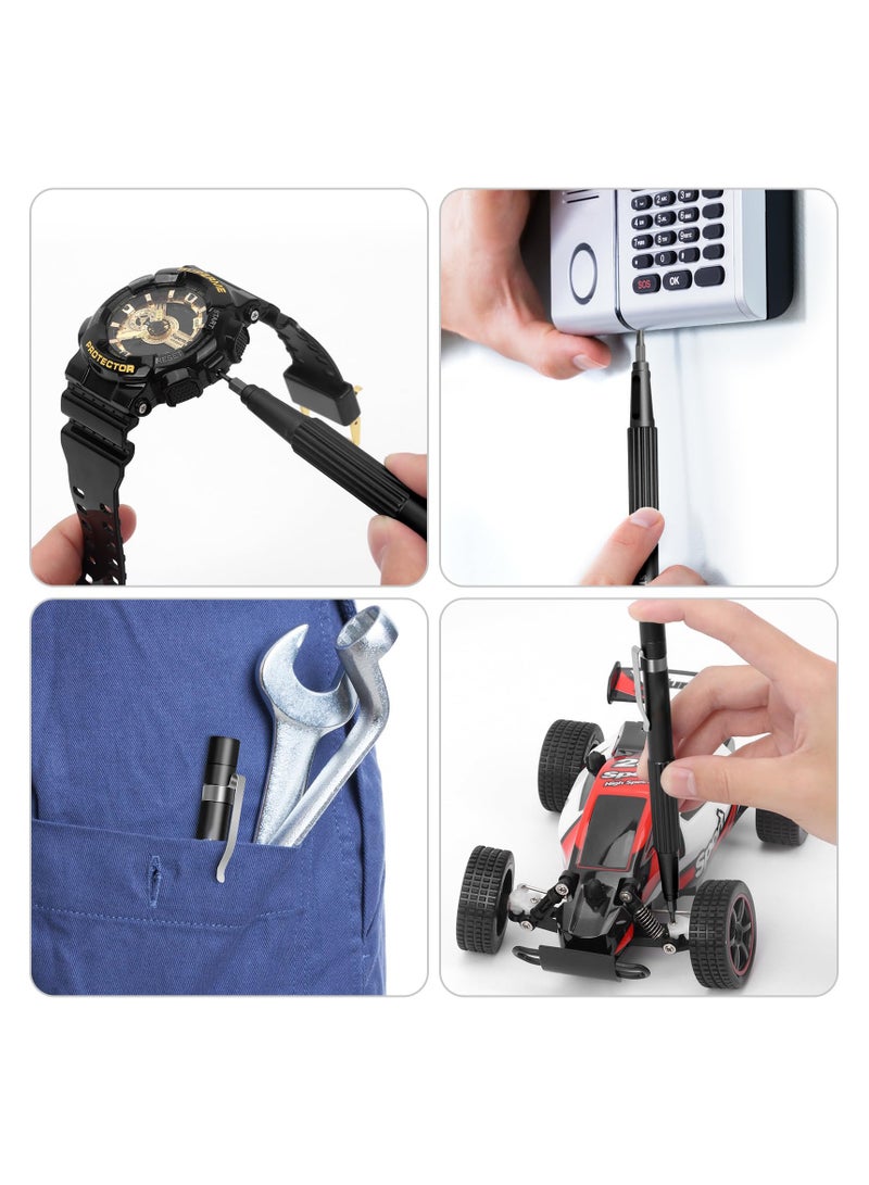 SYOSI 13-in-1 Precision Screwdriver, Multi-Bit Small Screwdriver Set,Mangetic Pen Shape Pocket Screwdriver with Torx T5 T6 T8 T10, Pentalobe P5, Triwing Y00, for Phone, Computer, Laptop, Watch, Eyeglass - Image 5