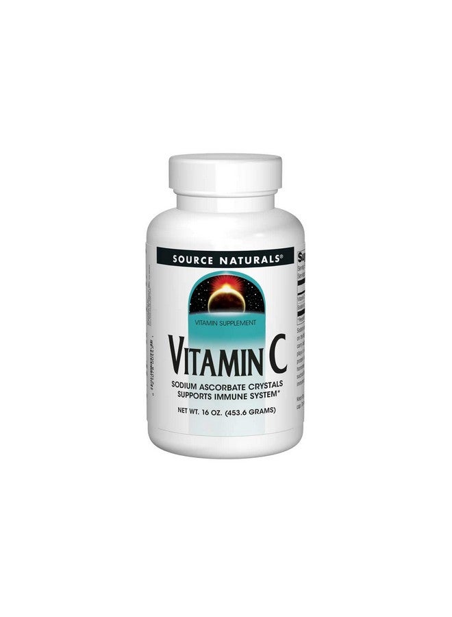 Source Naturals Source Naturals Vitamin C, Sodium Ascorbate Crystals, Supports Immune System* - 16 Ounces  - Image 1