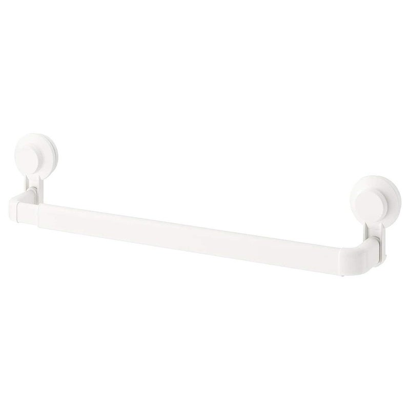 Surfexa Towel Rack with Suction Cup | Extendable Upto 87 cm | White | Pack-1 - Image 1