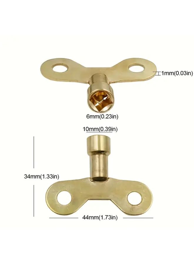 Metal Garden Faucet 5pcs with Lock Key Handle for Outdoor Use - Image 3