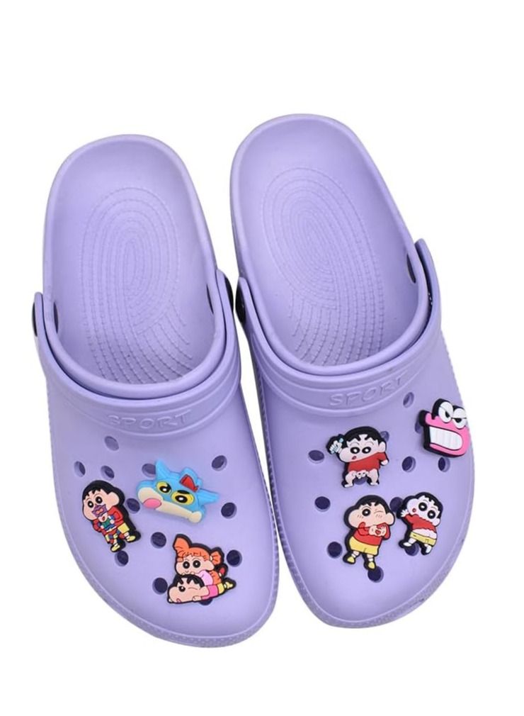 SYOSI Shoe Decoration Charms, 36 PCS PVC Shoe Charms for Shoes Silicone Wristbands, PVC Shoe Charms for Croc, Different Shapes, Hole Hole Shoes Buckle, Party Gift for Kids and Teens Girls - Image 3