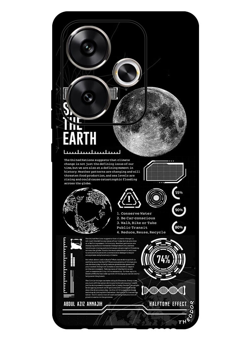 Theodor Protective Case Anti Scratch Shock Proof Bumper Cover For Xiaomi Redmi Turbo 3 Save The Earth - Image 1