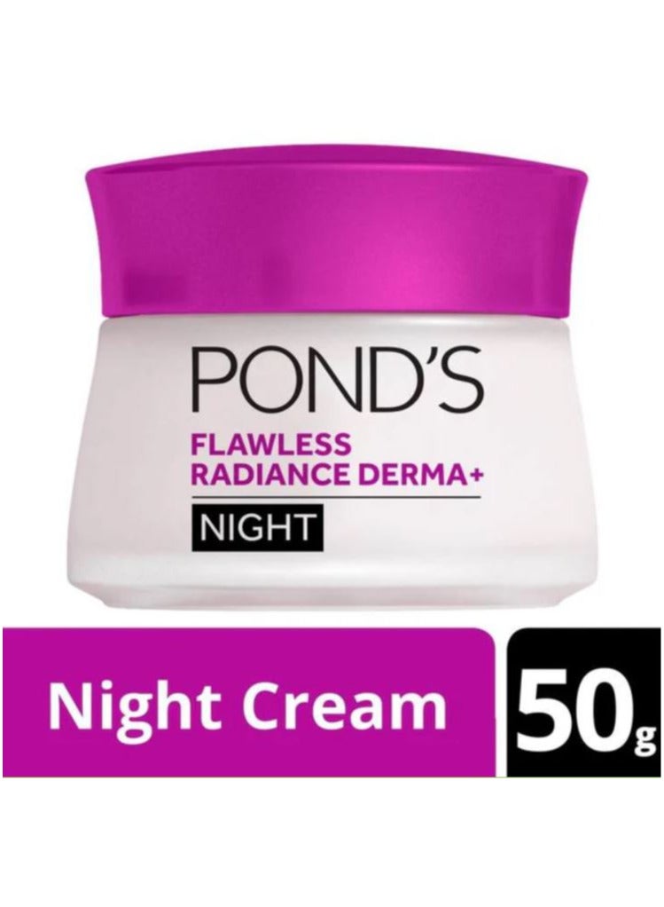 بوندس كريم ليلي راديانس لا تشوبه شائبة يزيل العلامات الداكنة للحصول على بشرة متجانسة اللون بفيتامين ب3 النشط 50 جم - Image 2