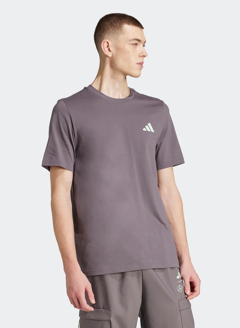 Adidas Mercedes Woven Graphic T-Shirt