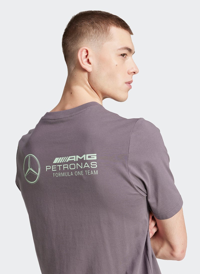 Adidas Mercedes Woven Graphic T-Shirt - Image 5