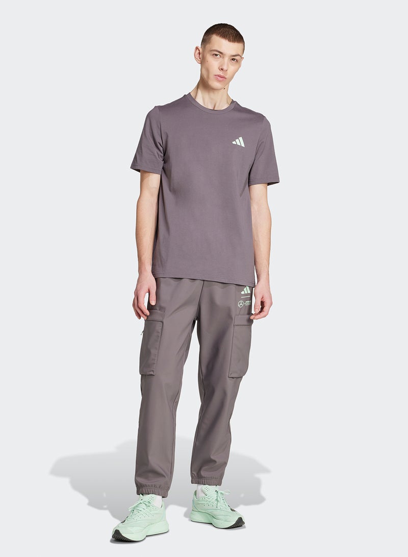 Adidas Mercedes Woven Graphic T-Shirt - Image 4
