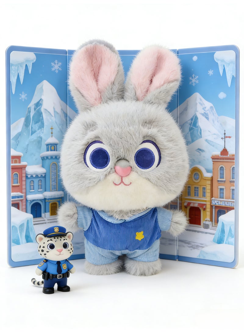 Disney Zootopia Judy Rabbit Police Officer 35cm Large Plush Toy Animation Same IP Doll Ornament - Image 4
