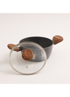ALBERTO Alberto Granite Pot 20Cm With Glass Lid  - Image 2