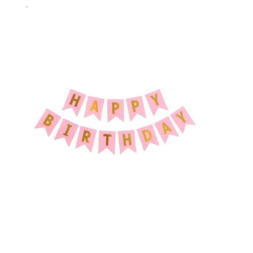 FI - FLICK IN 51 pcs Happy 1st Birthday Decoration for Girls Fringe Curtain Metallic Balloon Garland Kit Number 1 Foil First Birthday Decorations Girl Foil Balloons 1 Year Bday (Pack of 51, Pink) - Image 3