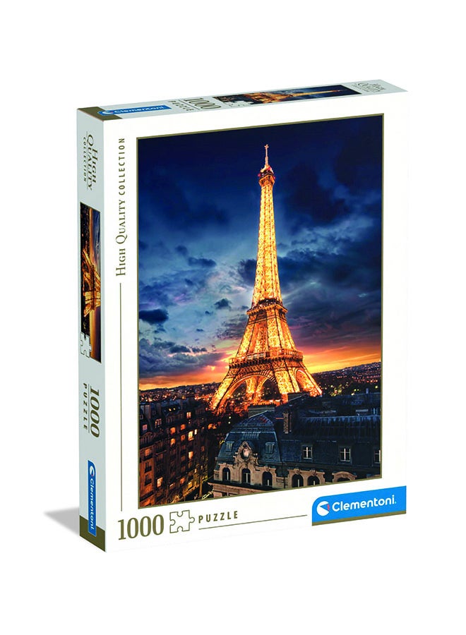 Clementoni 1000 قطعة لغز – برج إيفل باريس Hqc | لغز معلم سياحي للبالغين - Image 1