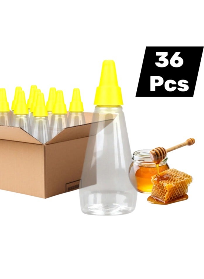 Set of 150ml Plastic Honey Bottles with Caps – 36 Pieces  - Image 1