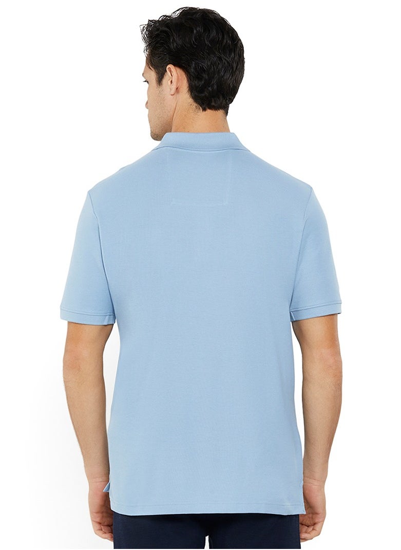 Classic Men's Cotton Anchor Blue Polo Shirt – Stylish, and Comfortable for Everyday Wear! - pzsku/Z9CEDD500A4E61351FF53Z/45/1741778020/dc6eacaf-11ca-4ee6-94e8-41c41334a30c