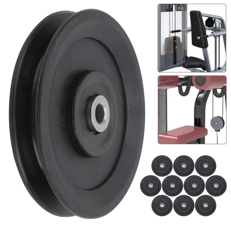 Nylon Fitness Bearing Pulley 10mm Bore Lightweight 1945g for Home Gym - Image 5