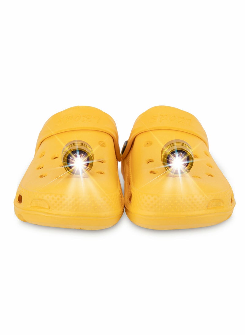 SYOSI 2 Pcs Croc Charm, LED Light for Croc Waterproof Shoes Lights Charms for Dog Walking Handy Camping, Lasting 72 hours glow Suitable for Adults Kids  - Image 1