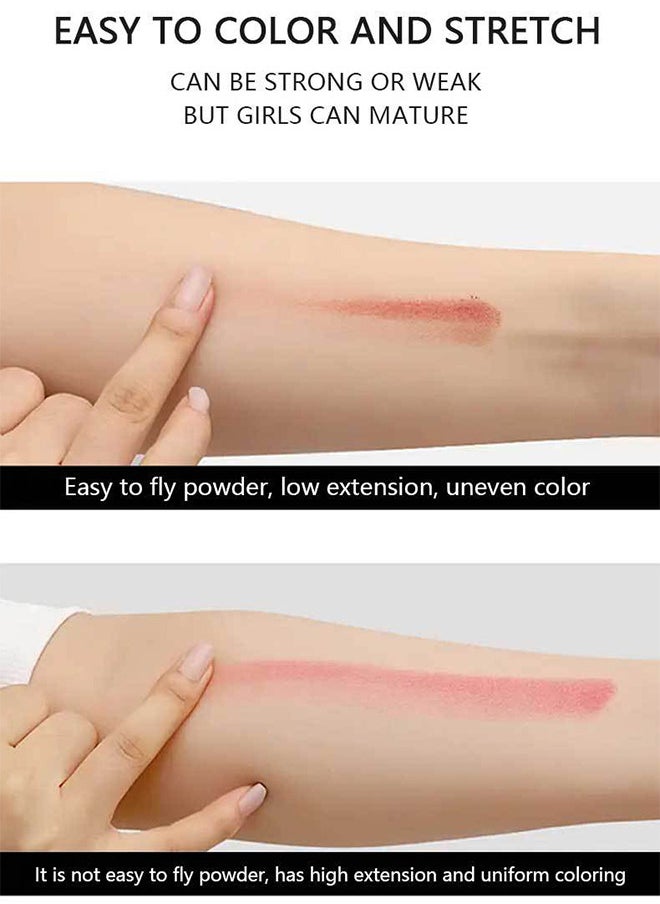Baolishi 6 Shades Of Eye Shadow Palettes, Makeup Eye Shadow Palettes Pink Eye Shadow Wine Red Eye Shadow Waterproof Long Lasting Natural Mixing Pigment Makeup  - Image 5