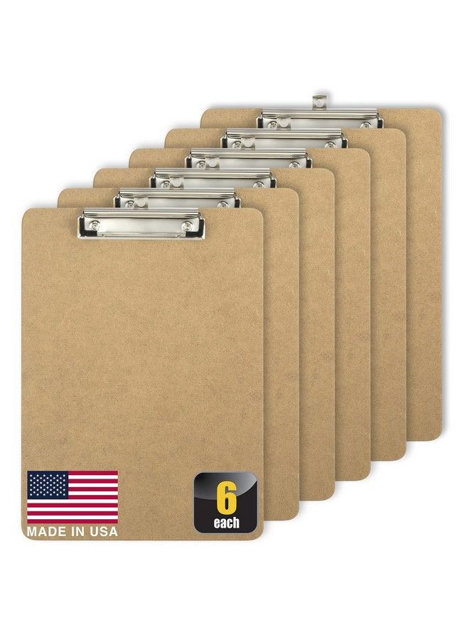 Officemate لوحات قصاصات خشبية معاد تدويرها بملف منخفض 6 حزم لوحات قصاصات بحجم رسالة (9 × 12.5 بوصة) بني (83806) - Image 2