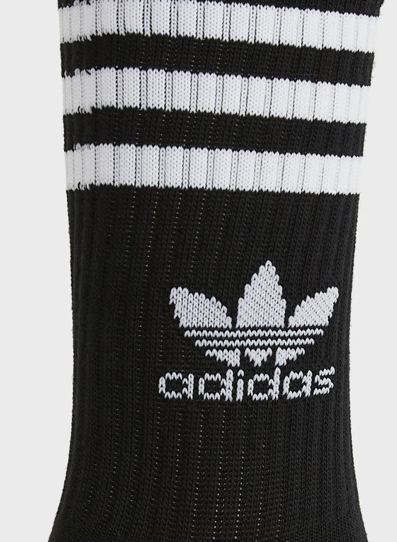 adidas Originals Mid Cut Crew Socks 3 Pairs