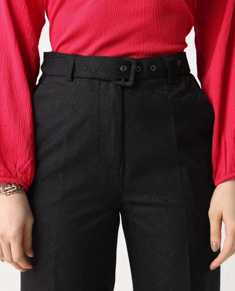 Rareism Women's Tapered Fit Plain Trouser