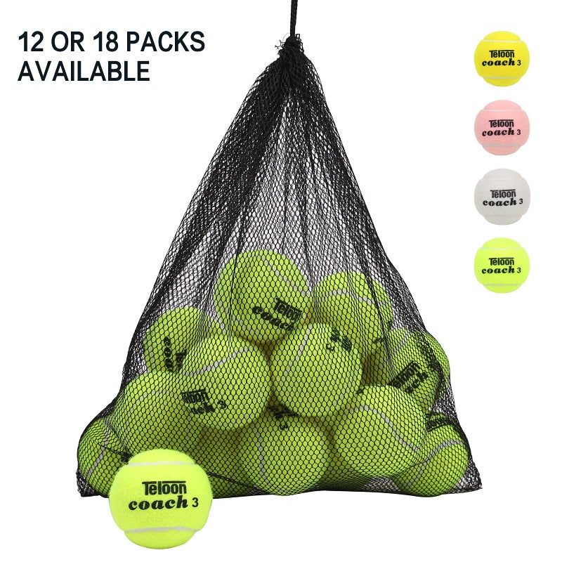 Teloon Tennis Balls (Regular Color-18Pcs) - Image 2