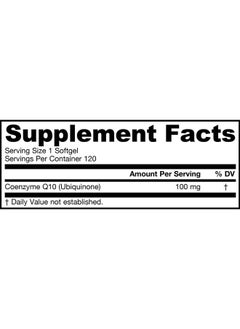 jarrow formulas Q Absorb Co Q10 100 Mg 120 Softgels High Absorption Co Q10 Antioxidant Support For Mitochondrial Energy Production & Cardiovascular Health Up To 120 Servings  - Image 3