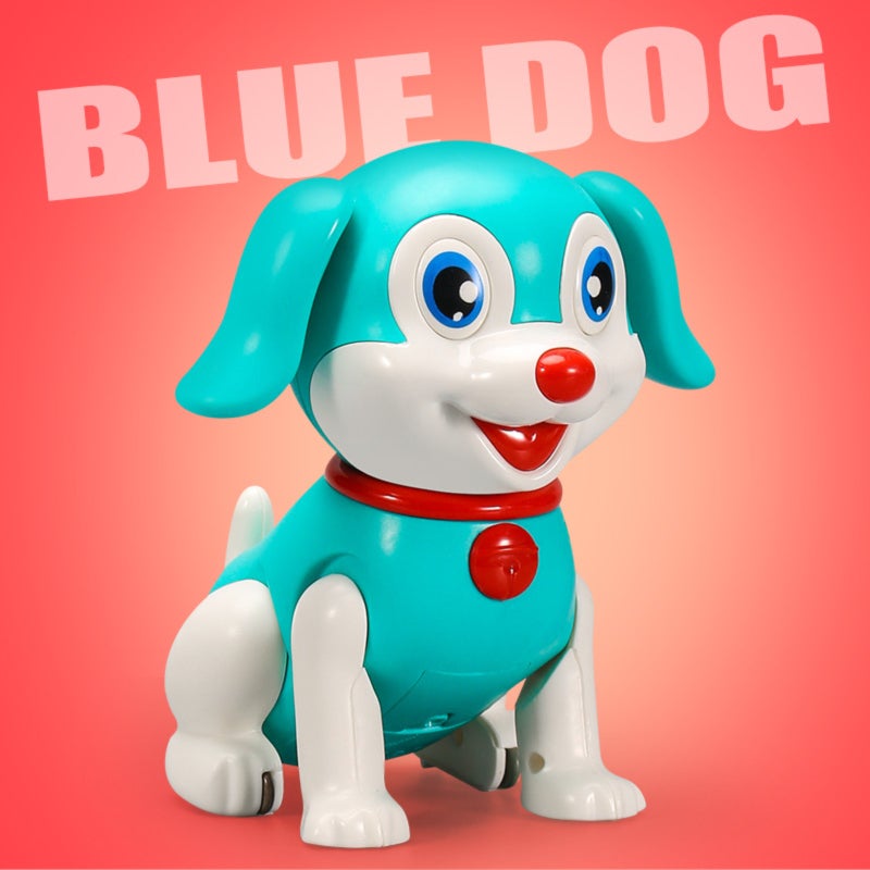 Interactive Puppy Toy: 15*15*16.2cm Pink Durable ABS Plastic - Lifelike Jump & Forward Motion, Realistic Fluttering Ears, Cheerful Sound & Soft Lights for Toddler Developmental Play - Image 2