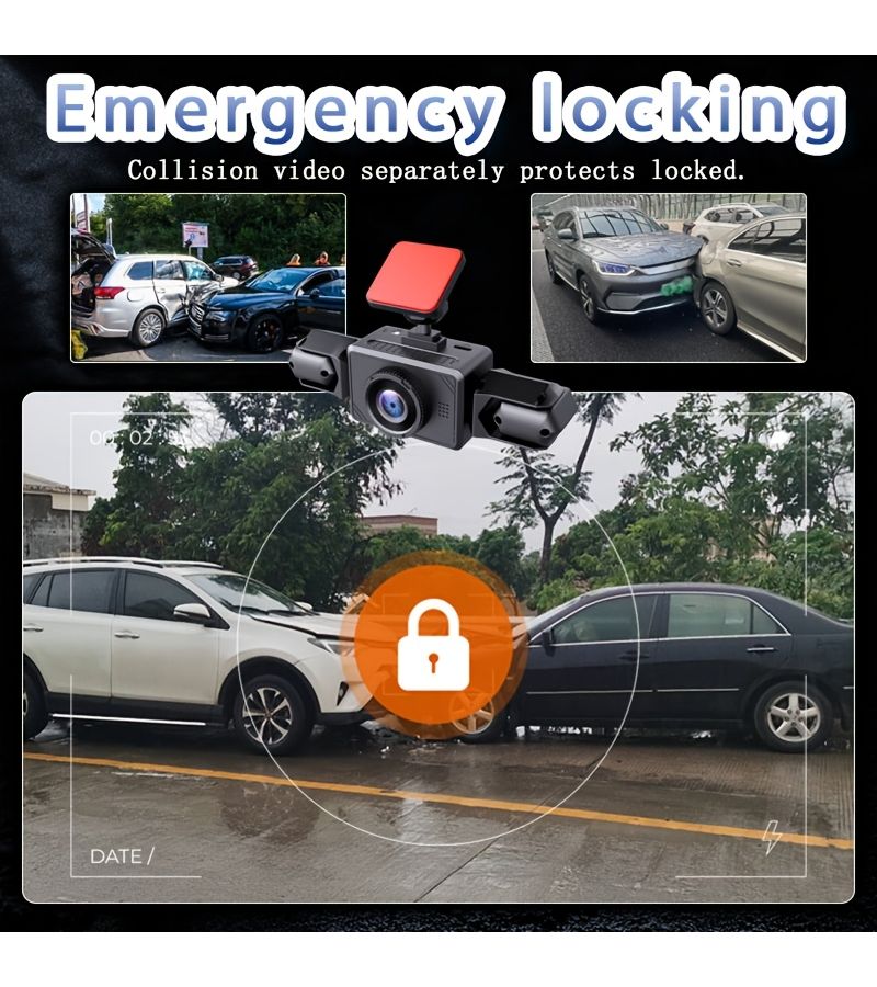 Driving Recorder Dash Cam 1080P Wide Angle Infrared Night Vision Parking Mode - Image 4